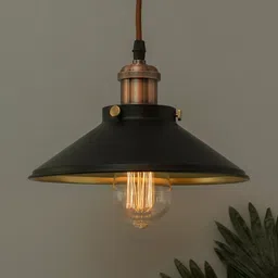 Homesake Black Solid Handcrafted Hanging Light-15