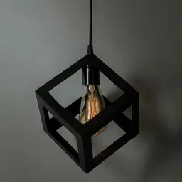 Homesake Black Solid Handcrafted Edison Filament Pendent Light-56