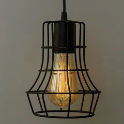 Homesake Black Solid Handcrafted Pendent Light-5