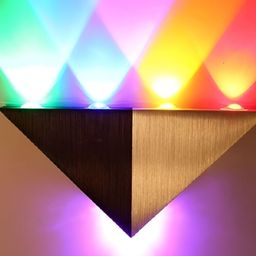Areezo Green & Pink Metal Wall Lamp With Bulb-image-73
