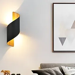 Areezo Black 2 Pcs Metal Wall Lamp-image-97