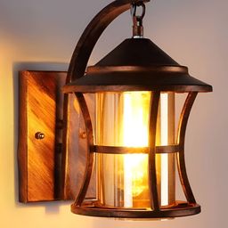 Areezo Black Cylinder Metal Wall Lamp-image-89