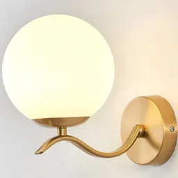 Areezo Black Spherical Metal Wall Lamp-image-88