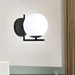 Areezo Black Metal Wall Lamp-image-83