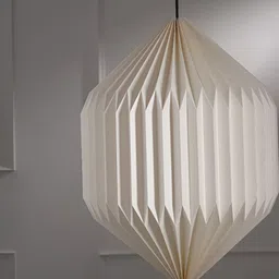 FIG Oblong Pendant Off White & Black Textured Abstract Shaped Ceiling Lamp-10