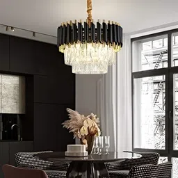 SHRI MAHAL ANTIQUES Gold-Toned Traditional Ceiling Lamp-image-82