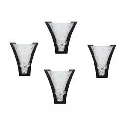 Areezo White & Black 4 Pieces Glass Wall Lamp-picture-26