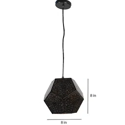 ELIANTE Black Iron Contemporary Ceiling Lamp-30