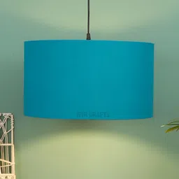 BTR CRAFTS Teal Cylindrical shaped Contemporary Ceiling Lamp-picture-13