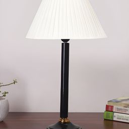 Aura Multicoloured Wood Traditional Abstract Shaped Table Lamp-10
