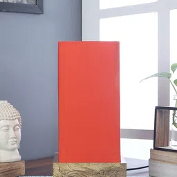 Devansh Orange Solid Table Lamp-53