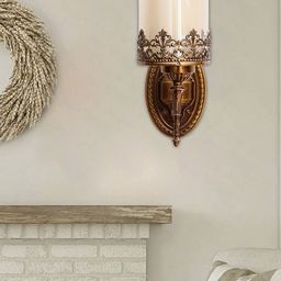 SHREE KALA HOME DECOR White Glass Wall Lamp-picture-31