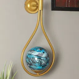 decorativeray Gold Toned Metal Wall Lamps-image-7