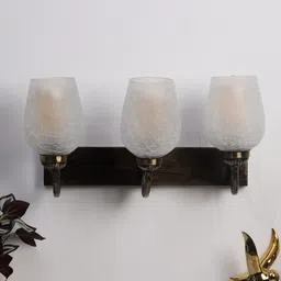 Foziq Gold-Toned Textured Wall Lamps-7