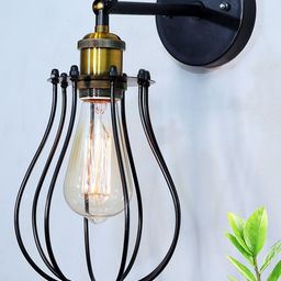 Homesake Black Textured Wall Lamp-image-41