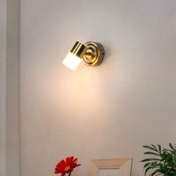 Fos lighting Beige & White Textured Glass Wall Mounted Lamp-14