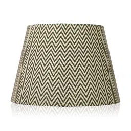 Lampenschirm India Green Printed Cotton Traditional Frusturical Shaped Table Lamp Shade-41