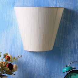Devansh Off-White V-Shape Cotton Wall Lamp-picture-24