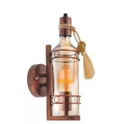 DENICRAAS Brown & Transparent Self Assembly Traditional Abstract Shaped Wall Lamp-image-13