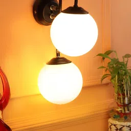 MFD HOME FURNISHING White Solid Glass Side Wall Lamp-image-68