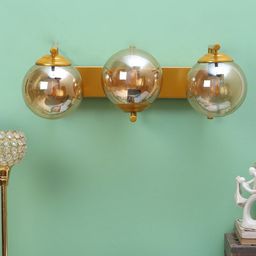 decorativeray Gold Toned Spherical Shaped Wall Lamps-image-12