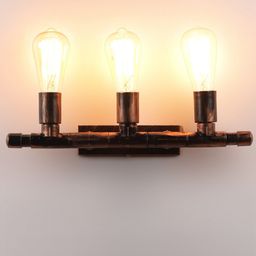 Foziq Brown Industrial Side Wall Lamps-36