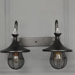 decorativeray Black Bell Shaped Wall Lamp-image-52