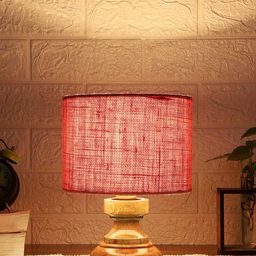 Devansh Pink Traditional Table Lamp-16