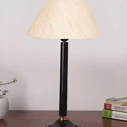 Aura Off White Wood Contemporary Triangle Table Lamp-image-51