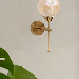 SHREE KALA HOME DECOR White Oval Shape Glass Wall Light-picture-24