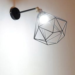 Craftter Black Abstract Shaped Metal Wall Lamps-18