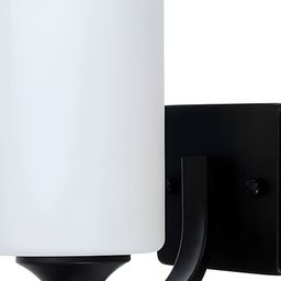 Whiteray Black & White Iron Quirky Cylinder Shaped Wall Lamp-image-44