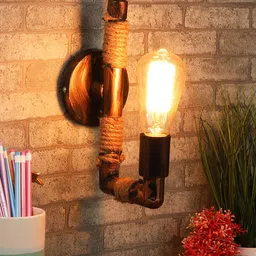 foziq Brown Wall Lamps-image-3