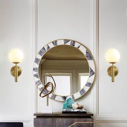 decorativeray Gold Toned Metal Wall Lamps-image-5