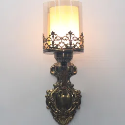 SHREE KALA HOME DECOR Copper Toned Solid Wall Mounted Lamp-picture-55