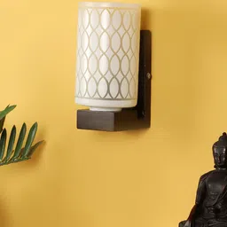 decorativeray White Cylindrical Metal Wall Lamp-25