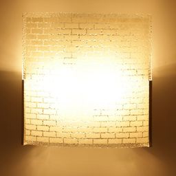 Devansh  Off White Steel & Glass Wall Mounted Light-image-54