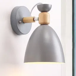 Homesake Grey Wooden Macaron Modern Wall Lamps-image-19