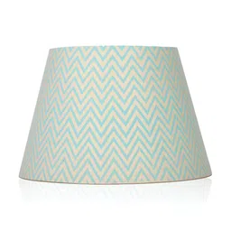 Lampenschirm India Green Printed Cotton Traditional Frusturical Shaped Table Lamp Shade-28