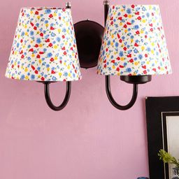 Devansh Multi-Coloured Double Wall Mounted Lamp-30