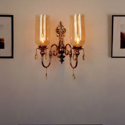Fos Lighting  Copper-Toned Solid Double Light Steel Wall Lamps-picture-30