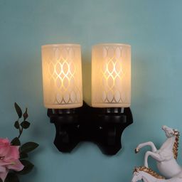 decorativeray White Cylindrical Shaped Wall Lamp-image-34