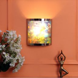 MFD HOME FURNISHING Multicoloured Printed Wall Lamp-image-33