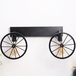 Foziq Brown Wooden Wall Lamps-45