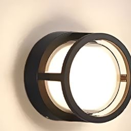 Whiteray Black & White Aluminium Contemporary Spherical Shaped Wall Lamp-11