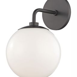 Whiteray Black & White Metal Contemporary Spherical Shaped Wall Lamp-image-31