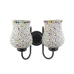 Devansh Multi Mosaic Glass Ceiling Lamp image 2