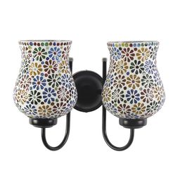Devansh Multi Mosaic Glass Ceiling Lamp image 5