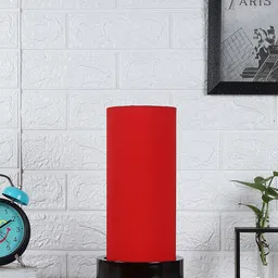 Devansh Red Solid Table Lamp image 2