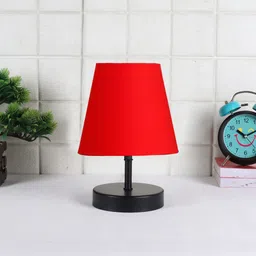 Devansh Red Textured Table Lamp image 5